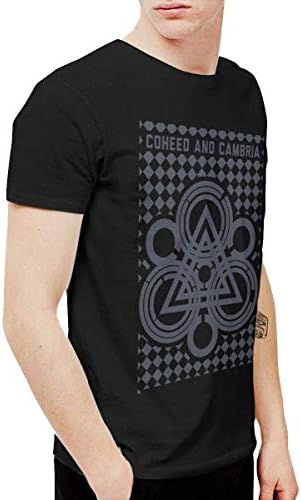 INSTAY T Shirts for Men Coheed and Cambria Leisure Running T-Shirt Short Sleeve