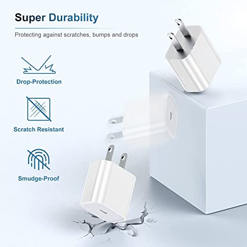 iPad Charger,20W USB C Fast Charger For iPad Air 5th/iPad Mini 6th,USBC PD Wall Charger With