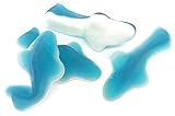 Sunrise Mini Blue Sharks with Real Fruit Juice Gummi Candy (1Lb)