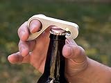 Gropener: One Handed Grab Opener for Bottles (Aluminum, Blue)