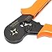 Signstek Crimper Plier HSC8 6-4 Adjusting Ratcheting Square Ferrule Wire Cable Crimper Plier Crimping Crimp Tool AWG23-10 Orange