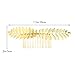 Unicra Wedding Hair Comb Handmade Gold Hair Combs Decorative Gold Leaf Bridal Hair Accessories for Brides and Bridesmaids