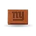 Rico Industries NFL Embossed Leather Trifold Wallet, New York Giants