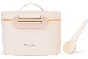 ML MOMNLITTLE MomnLittle Baby Formula Dispenser Container 8.8oz 6.1oz Portable Formula Dispenser Container with Scoop and Carry Handle for Travel Outdoor Activities for Baby Infant