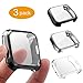 3 Packs Screen Protector Compatible Fitbit Versa, GHIJKL Ultra Slim Soft Full Cover Case for Fitbit Versa primary
