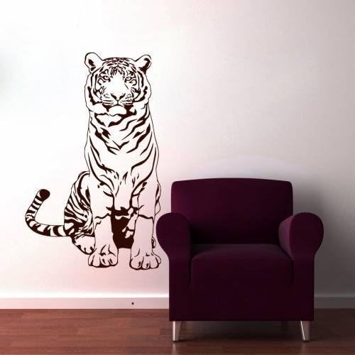 Wall Decals Tiger Decal Wild Cat Animal Vinyl Sticker Nursery Bedroom Home Decor Room Art Murals MN130