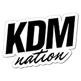 KDM Nation Sticker for Korean Kia Hyundai Decal Vinyl For Hyundai Kia