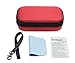 Portable Photo Printer Case for HP Sprocket Portable Photo Printer, Polaroid ZIP Mobile Printer, Lifeprint 2x3 Photo AND Video Printer, Mesh Pocket for Photo Paper and Cable (Polyester Red)
