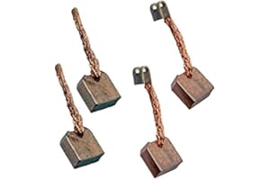 MANIAC EM ManiacEM Starter Brushes, Brush Set 4, for Harley Davidson (Denso 428000-3490, 428000-3491) - 18905-BK