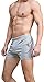 Linemoon Men's Solid Cotton Sleep Bottoms Fashion Simple Active Shorts