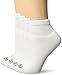 Doctor's Choice Women's 4 Pack Diabetic Cushioned Quarter Socks, White, 9-11
