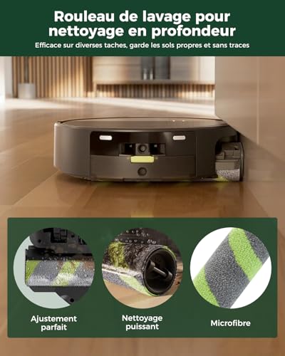 21 Accessory Kits for iRobot Roomba Max 705/706 Robot Vacuum Cleaner Combo: 2 Main Brushes, 2 Washing Roller, 6 Side Brushes, 4 HEPA Filters, 6 Vacuum Cleaner Bags, 1 Brush