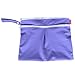 Damero Waterproof Wet Bag, Reusable Wet Dry Bag Organizer for Travel, Beach, Diapers, Breast Pump Parts and Wet Swimsuits, Purple