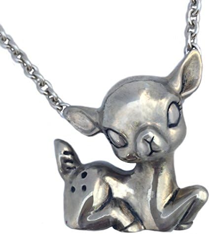 Sitting Deer Necklace Large