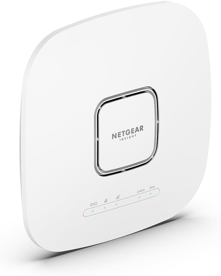 NETGEAR WAX628 WiFi 6 Access Point AX5400 Dual-Band PoE 4 Yr Insight Mgmt