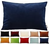 TangDepot Solid Velvet Throw Pillow Cover/Euro Sham/Cushion Sham, Super Luxury Soft Pillow Cases, Many Color & Size Options - (12