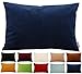 TangDepot Solid Velvet Throw Pillow Cover/Euro Sham/Cushion Sham, Super Luxury Soft Pillow Cases, Many Color & Size options - (12
