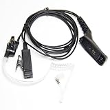 Acoustic Tube Earpiece Headset Mic for Motorola XPR6500 XPR6550 XPR6580 APX7000 APX6000 Radio Security Door Supervisor