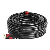 Postta HDMI Cable(50 Feet Red) Ultra HDMI 2.0V Support 4K 2160P,1080P,3D,Audio Return and Ethernet - 1 Pack