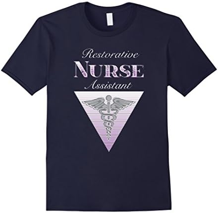 Mens Restorative Nursing Assistant Shirt Restorative Nurse Shirt 3XL Navy