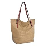 MG Collection ADELE Classic Large Bucket Shopper Tote Purse