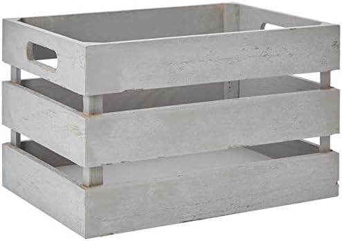 Zeller 15136 Caja de Almacenamiento, Madera, Gris, 31x21x18.7 cm: Amazon.es: Hogar