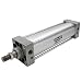 Baomain Pneumatic Air Cylinder SC 63 x 200 PT 3/8, Bore: 2 1/2 inch, Stroke: 8 inch, Screwed Piston Rod Dual Action