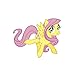 RoomMates My Little Pony Fluttershy Peel and Stick Giant Wall Decals