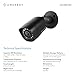 Amcrest UltraHD 4MP 8CH Video Security System - Four 4MP Weatherproof IP67 Bullet Cameras, 98ft IR LED Night Vision, Hard Drive Not Included, HD Over Analog/BNC, Smartphone View (Black)