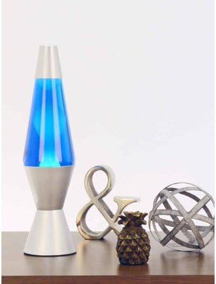 Amazon ラバライト Lava Light Lamp ラバランプ White Wax Blue Liquid Silver Base 2103 Choppers ペンダントライト