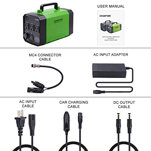 CHAFON [Upgraded] 200Wh Portable Generator Power Station Rechargeable