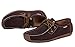 XIU XIAN Men's Snail Casual Lace-up Genuine Leather Flat Sneaker Shoes