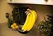 Banana Bungee Original Hanger-Under Cabinet Banana Hook & Holder-Made in USA-Red-Screw Anchor