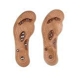 ROSENICE Women Magnetic Foot Massage Insoles Magnetic Therapy Massage Pads Acupressure Shoe Pads Tailorable for Foot Care - Size S (34-40)