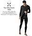 LAPASA Men's Thermal Underwear Set Soft Fleece Lined Long Johns Lightweight Base Layer Top & Bottom Winter Thermoflux 100 Mildly Warm M11 X-Large Black