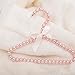 BUUEERR 5 Pack Pearl Beads Metal Elegant Rosette Clothes Hangers for Kids Children Pet Dog (Pink)