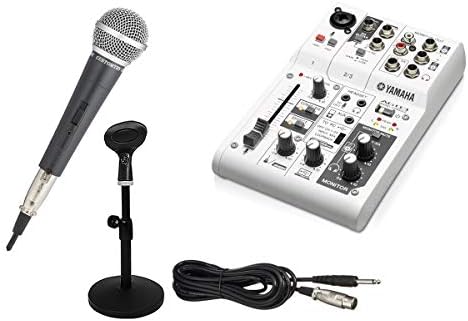 Yamaha Ag03 録音セット 動画配信 カンタン配信スタートセット ダイナミックマイク スタンド Auxケーブル付 Yamaha Ag03 録音セット 動画配信 カンタン配信スタートセット ダイナミックマイク スタンド Auxケーブル付