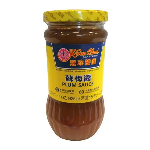 Koon Chun Plum Sauce 15 oz - Authentic Chinese Condiment, Perfect for Dipping, Grilling & Stir-Frying, Pack of 12