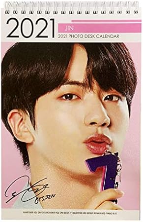 Amazon Co Jp 防弾少年団 Bts バンタンソニョンダン Jin ジン 21 22年 2年分卓上カレンダー 文房具 オフィス用品