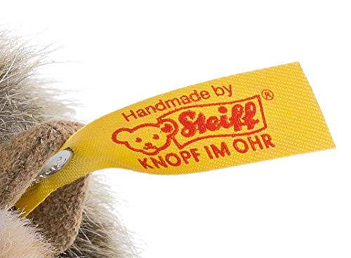Steiff Joggi Baby-Igel - 10 cm - Igel Kuscheltier für Kinder - Stoffigel - weich & waschbar - braun meliert (070587) – Bild 4