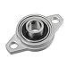 uxcell 4pcs KFL001 12mm Zinc Alloy Self Aligning Pillow Block Flange Bearing