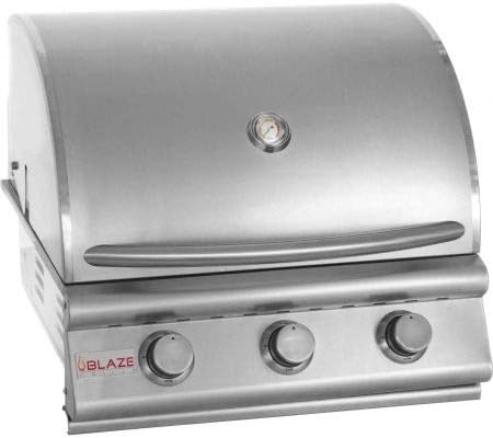review Blaze 25-Inch 3 Burner Natural Gas Grill and 24-Inch Single Access Horizontal Door with 5 in 1 BBQ Tool Set Best of Backyard Package Deal