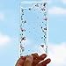 KESTAR Flower Case for iPhone 8 Plus/iPhone 7 Plus, Soft Clear Flexible TPU Rubber Real Dried Flowers Case Glitter Floral Cover for iPhone 7 Plus/8 Plus (Pink Flower Frame)