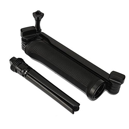 3-Way Selfie Stick, Walway Foldable Extendable Handheld Grip Arm Monopod Pole Tripod for GOPRO HERO 6/ 5/ 5 Session/ 4 Session/ 4/ 3+/ 3/ 2/1 and Action Cameras with Long Handle Screw