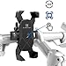 Q-Mount Phone Holder for Road Bike, Mountain Bike, Dirt Bike & Motorcycle - Handlebar Mounted Universal Cell Phone Holder Mount | E Scooter & Stroller Phone Mount | iPhone Bike Mount Fits 4 to XS MAX