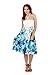 Martildo Fashion, Ladies Floral 3 in 1 Cotton Summer Dress, Blue, Medium (UK 12-14)