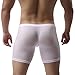 Helisopus Men's Briefs Breathable Underwear Ice Imitated Silk Fabric Ultra-Thin U-Shaped Boxer Brief(4 Pack)