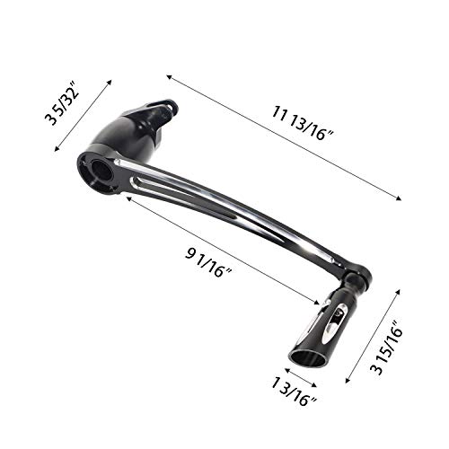 Senkauto Brake Arm Pedal with Shifter Pegs For 2008-2013 Harley Touring Street Road Electra Tri Glide FLH FLT