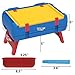 PANLOS Kids Activity Table Set-3 in 1 Luggage Learning Table and Building Brick Table with Storage Tight Fit and Compatible with All Major Brands for Kids 6 Years Old or Older