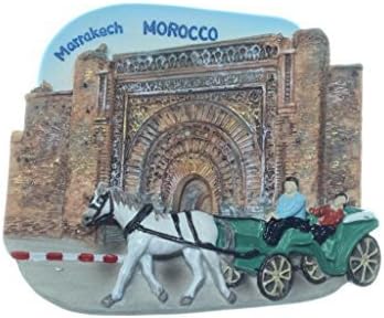 Morocco Bab Agnaou Gate Market Marrakech TOY Fridge Magnet